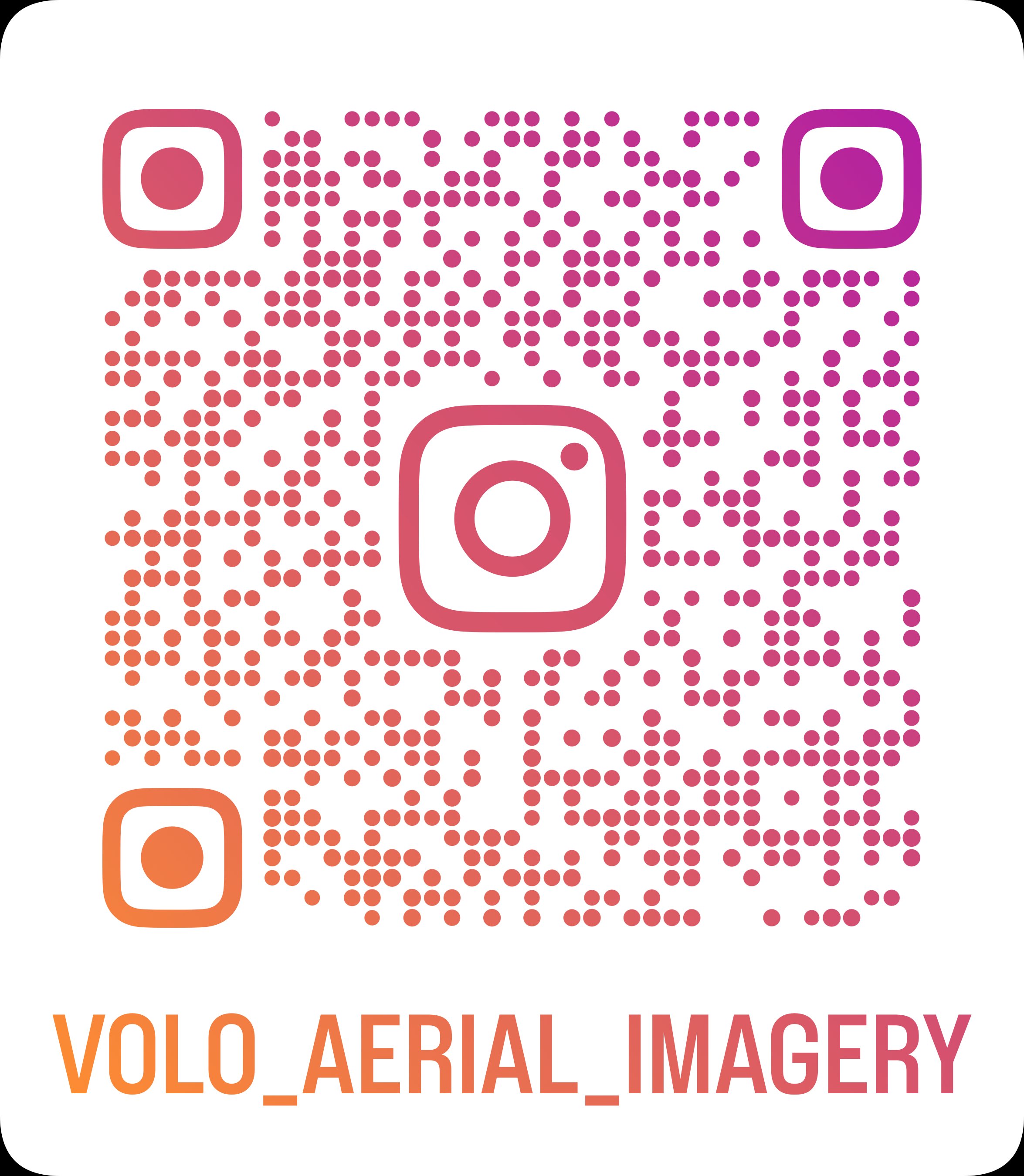 Scan to follow VOLO Aerial Imagery on Instagram